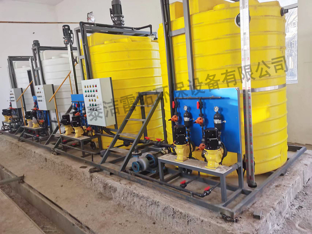 內(nèi)蒙古神舟生物污水處理廠采用我司加藥設(shè)備