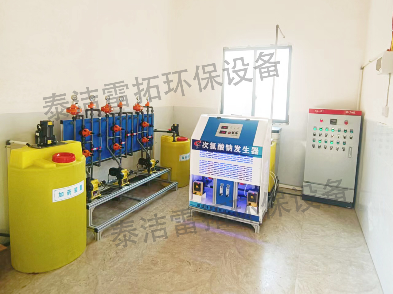 江西遂川自來水廠采用我司次氯酸鈉發(fā)生器進(jìn)行自來水消毒